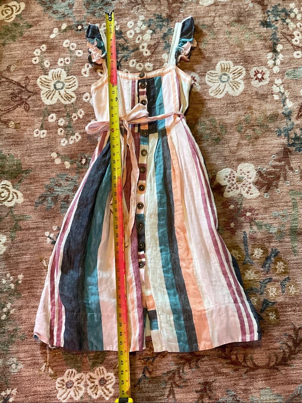 J. Crew Multicolor Striped Midi Sundress 00